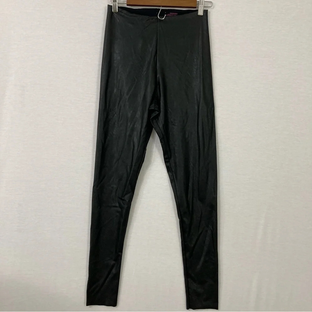 Commando Faux Leather High Rise Leggings size Large